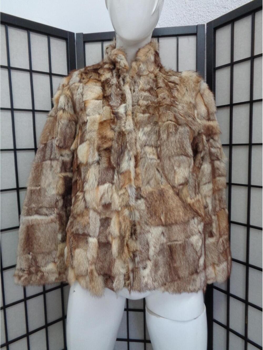 MINT BASSARISK FUR JACKET COAT WOMEN WOMAN SIZE 2 PETITE